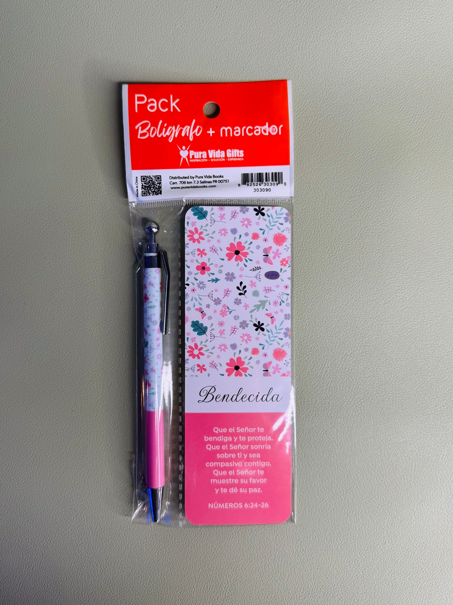 Marcador y Bolígrafo Bendecida