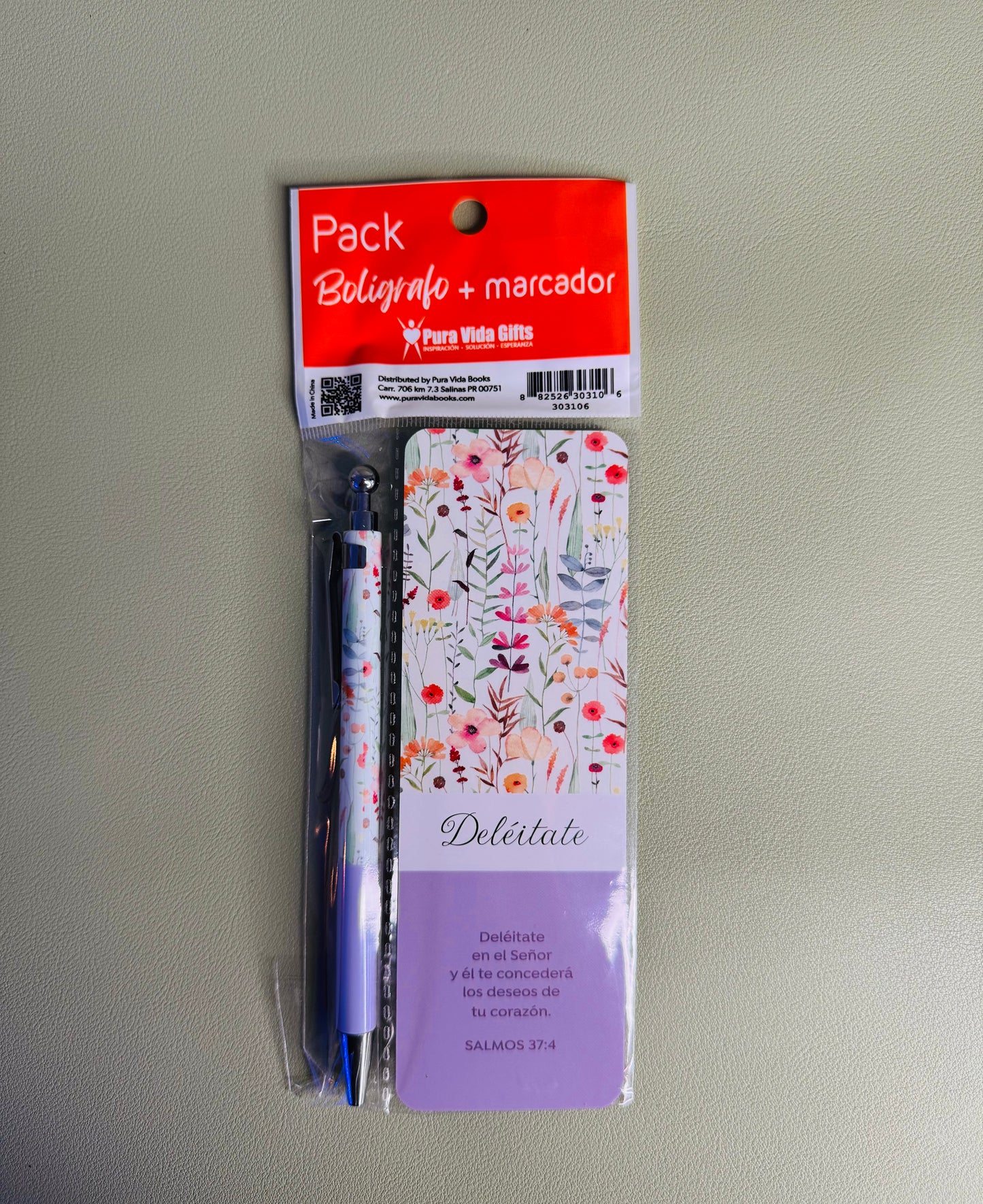 Marcador y Bolígrafo Deléitate