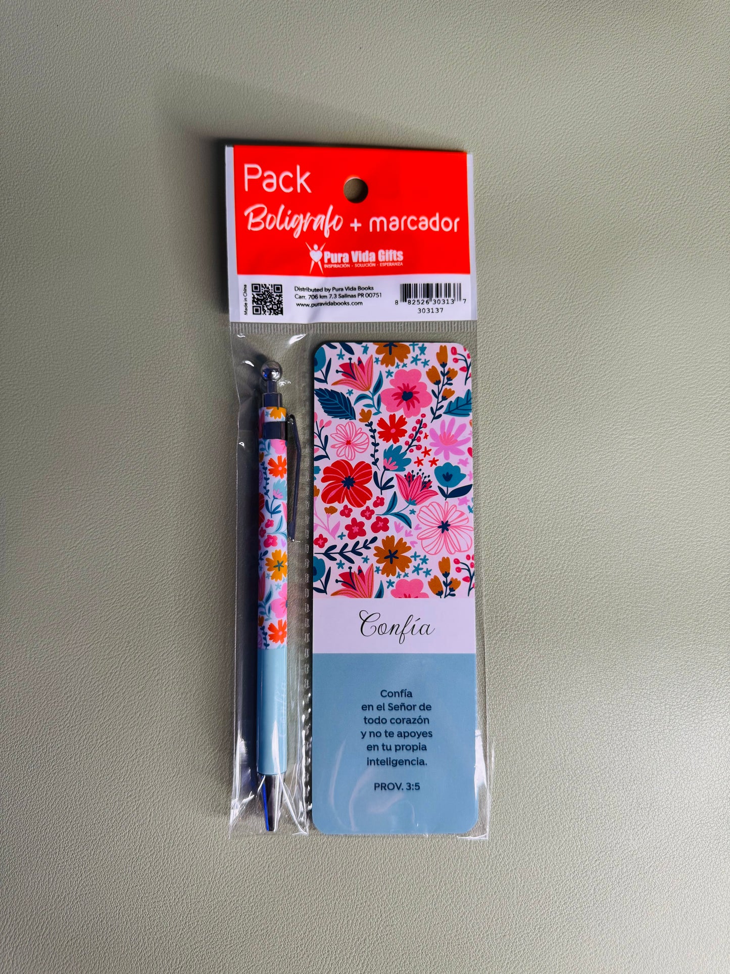 Marcador y Bolígrafo Confía